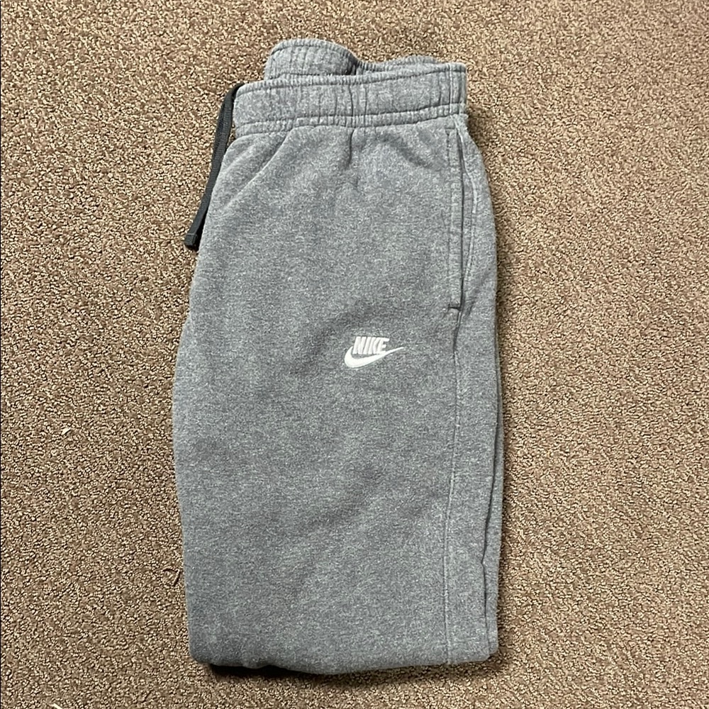 Nike Kids Charcoal Gray Sweatpants